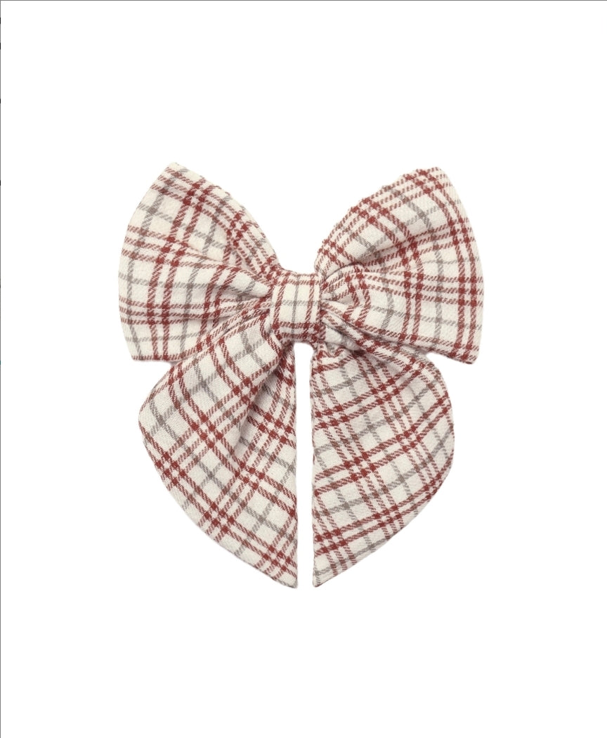 Christmas Plaid Bow