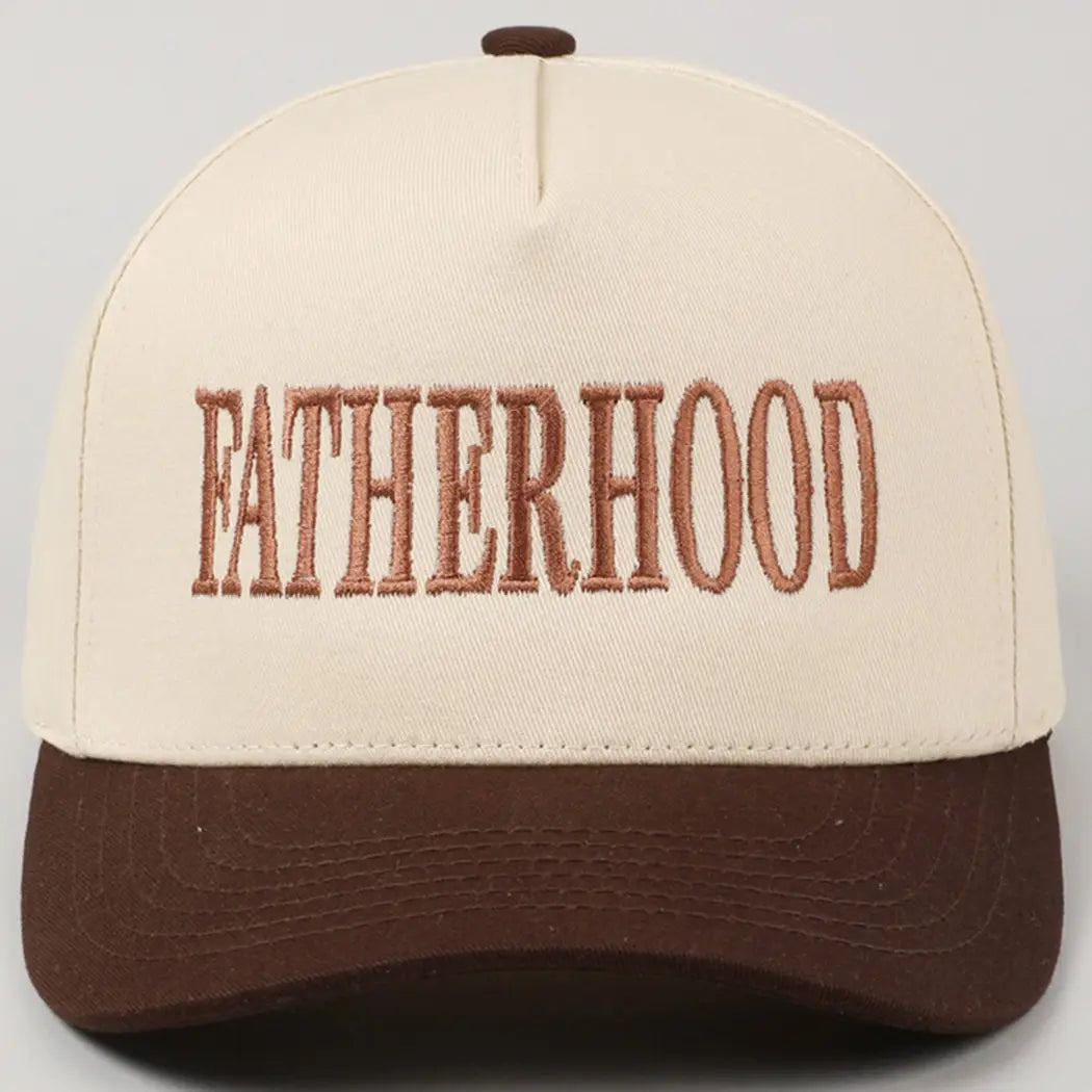 Fatherhood Embroidered Two-Tone Trucker Hat