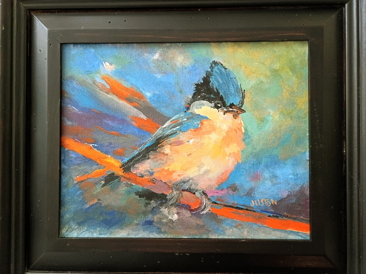 Acrylic Framed Bluebird 12x14