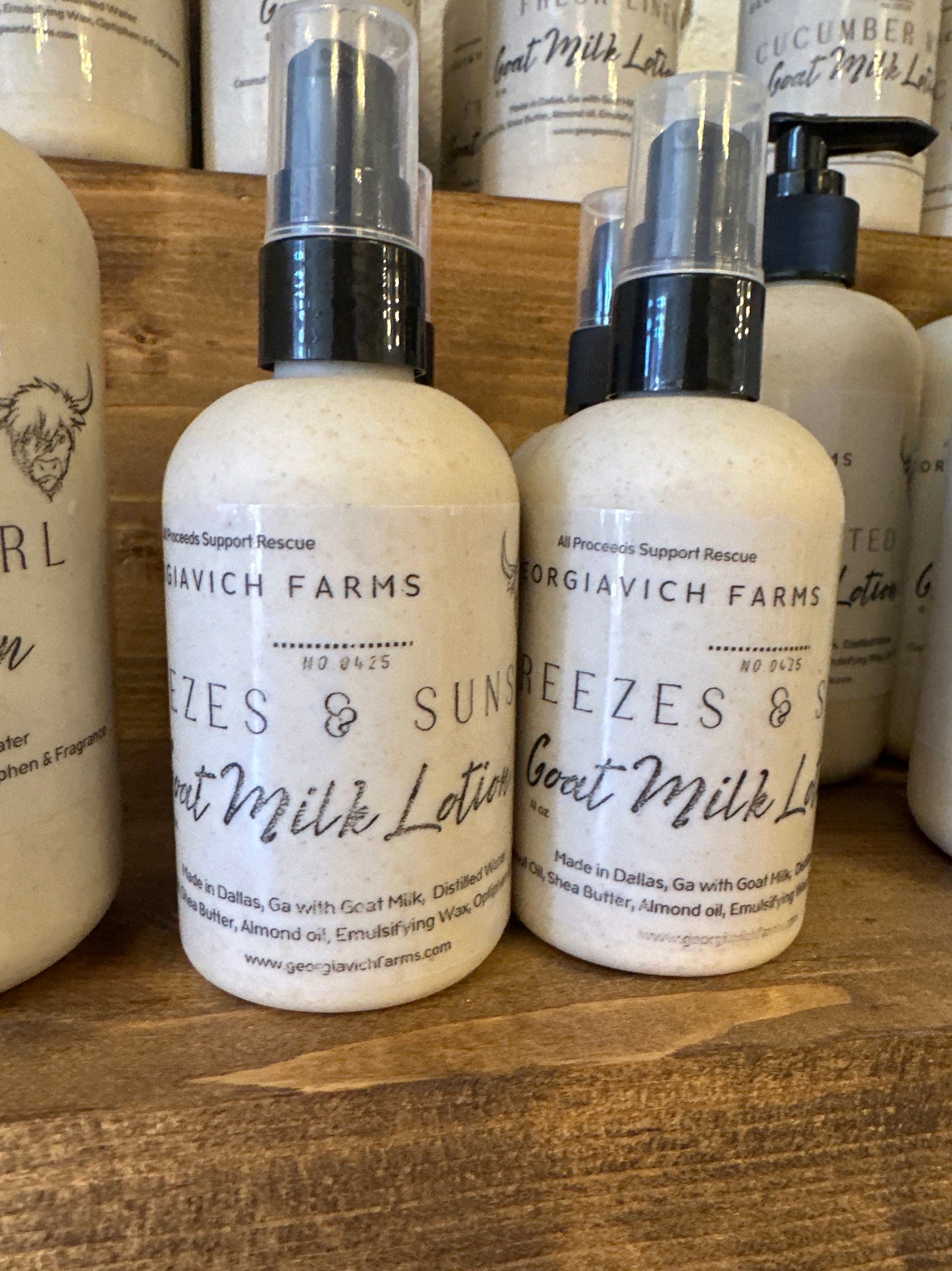 Breezes & Sunshine Goat Milk Lotion