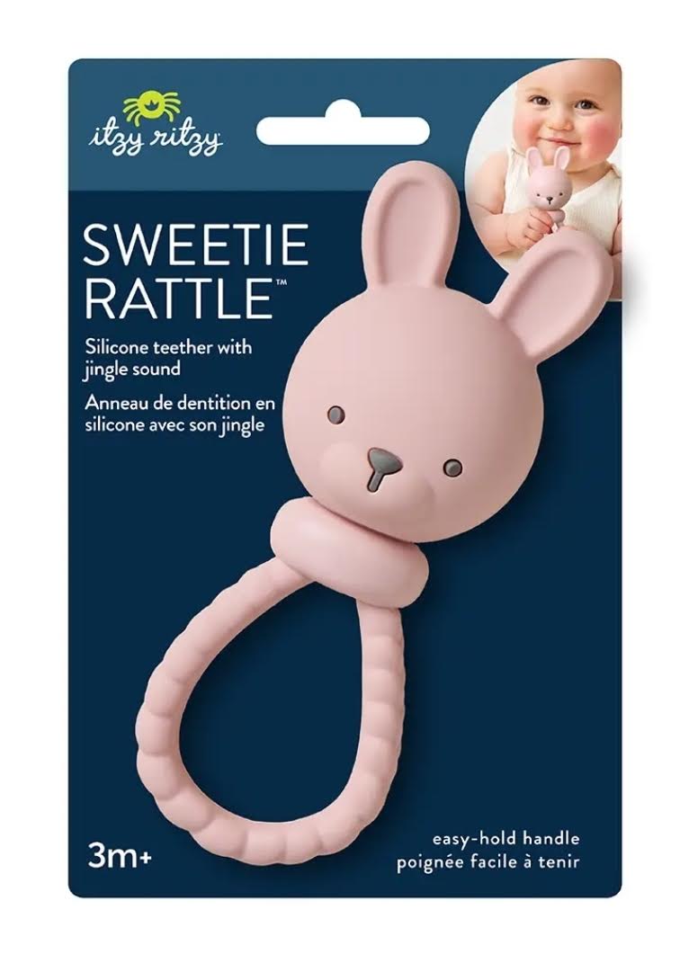 Pink Bunny Rattle