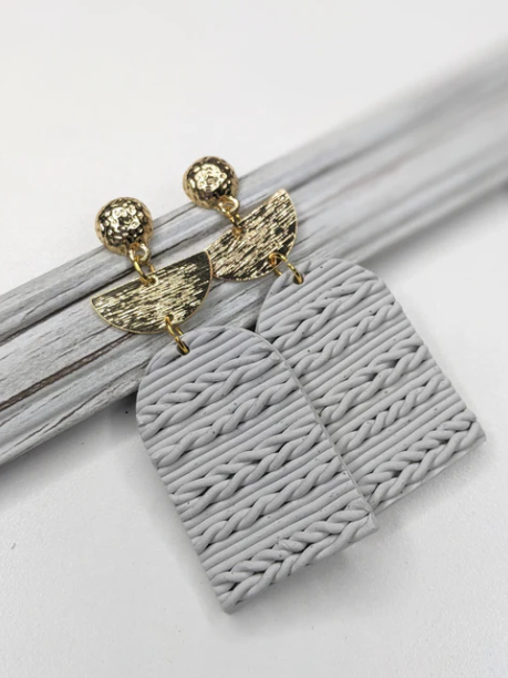 SWEATHER BIG CEMI- OVAL DANGLE