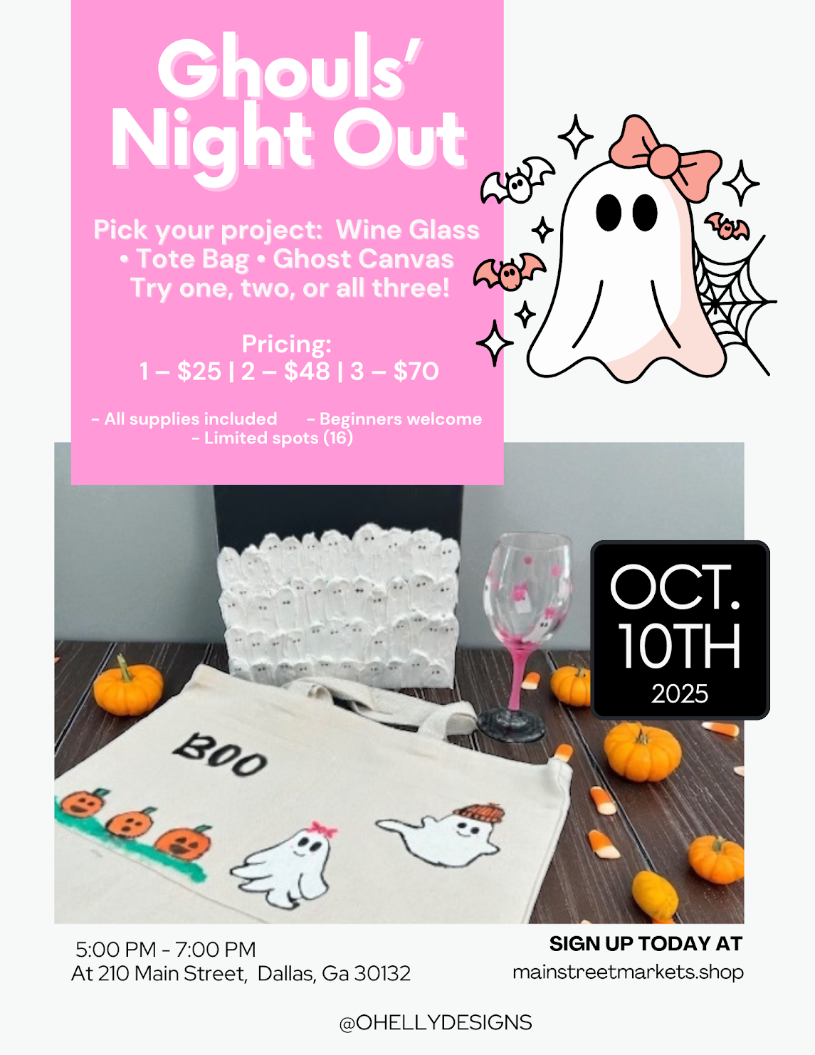 10/10/25 - Ghouls’ Night Out - Dallas, Ga