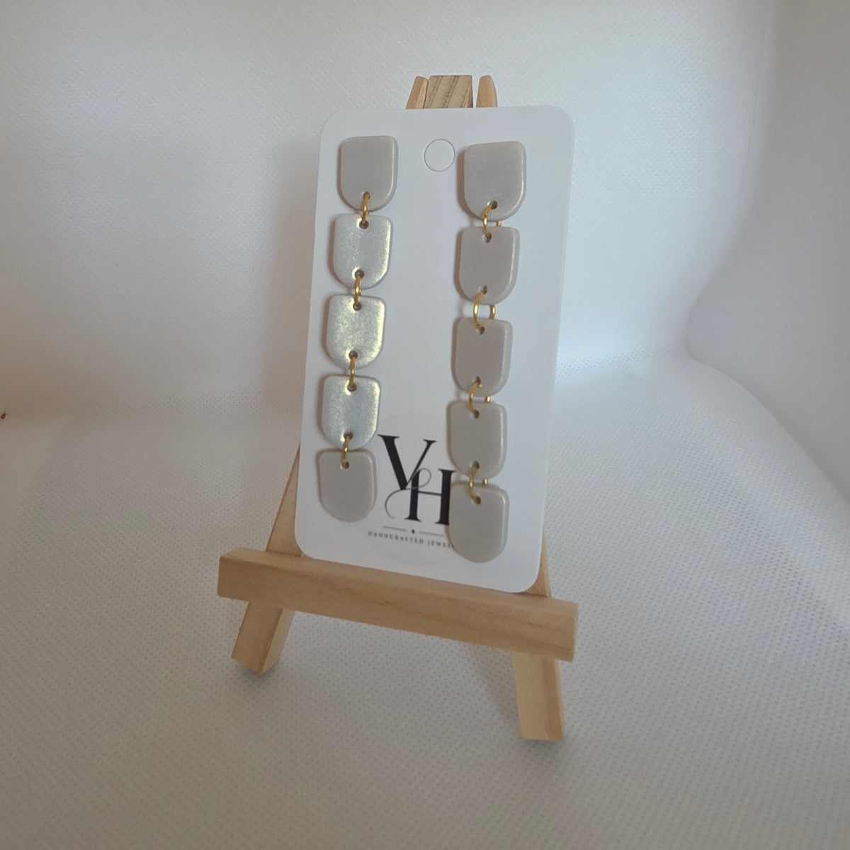 All White Pearl Dangle