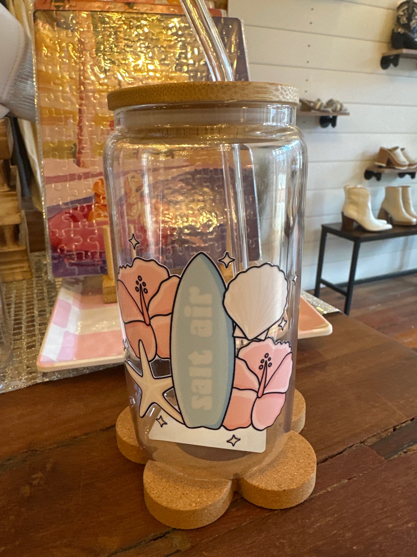 Salty 16oz Glass Cup