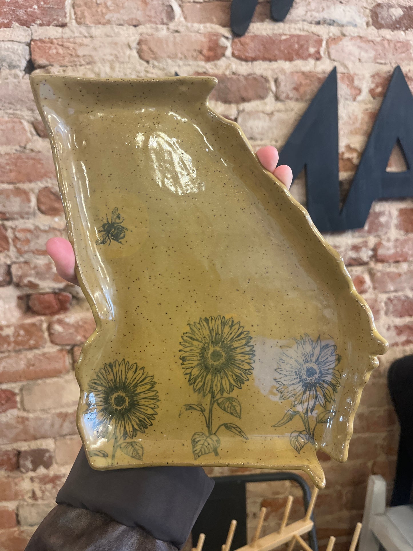 Large Georgia Ceramic Tray