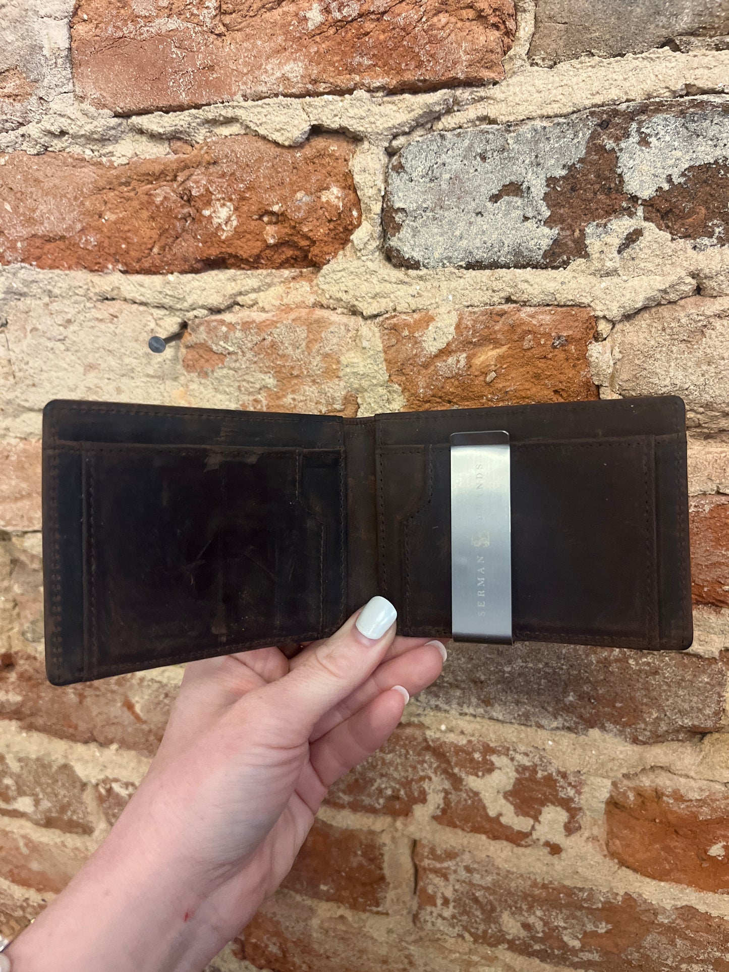 Serman Brands Leather Wallet