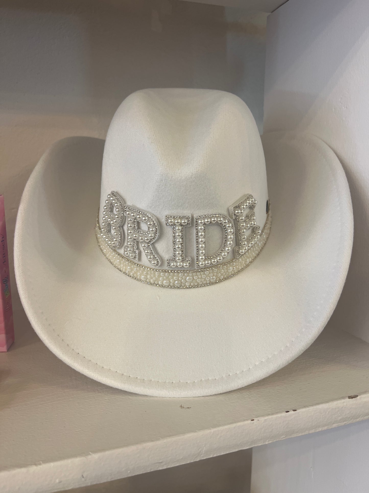 Pearl Bride Cowgirl Hat