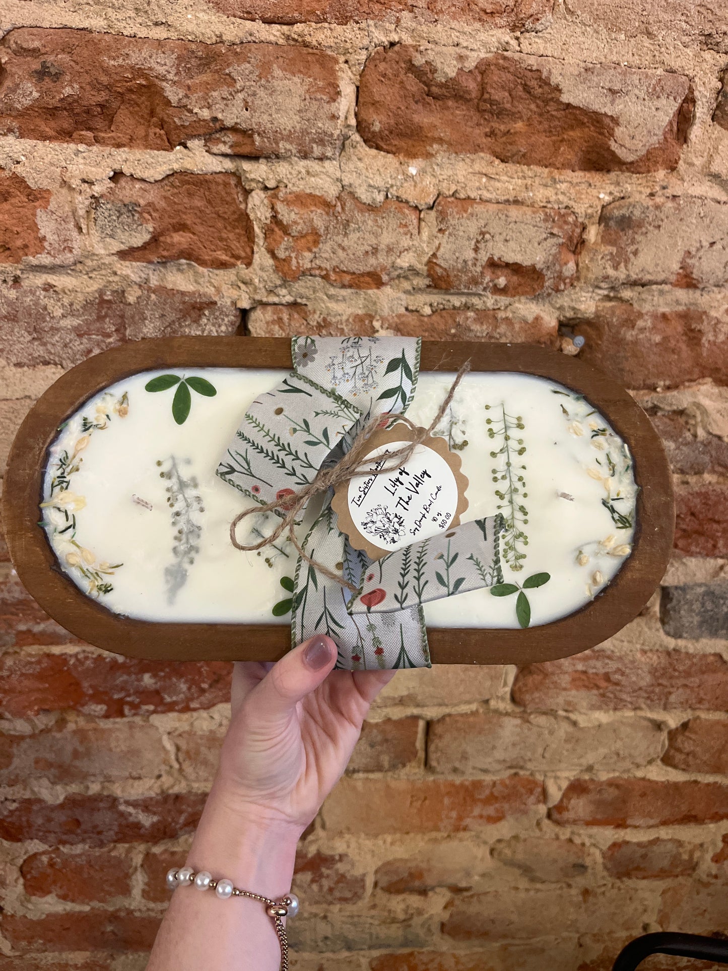 Lily of the Valley Soy Dough Bowl Candle