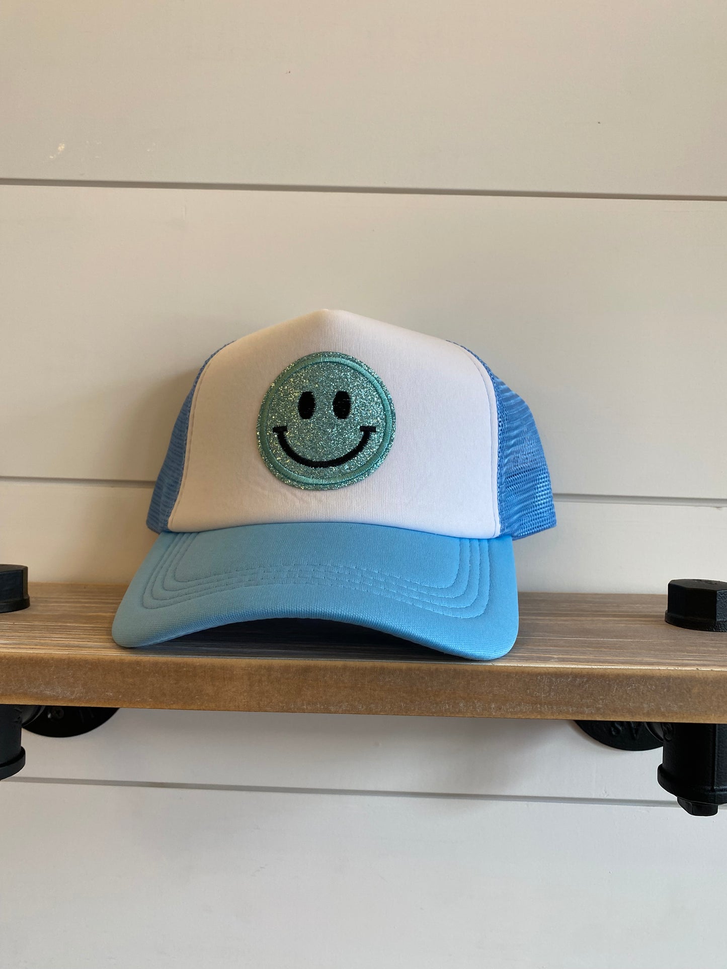 Assorted Happy Face Patch Hat