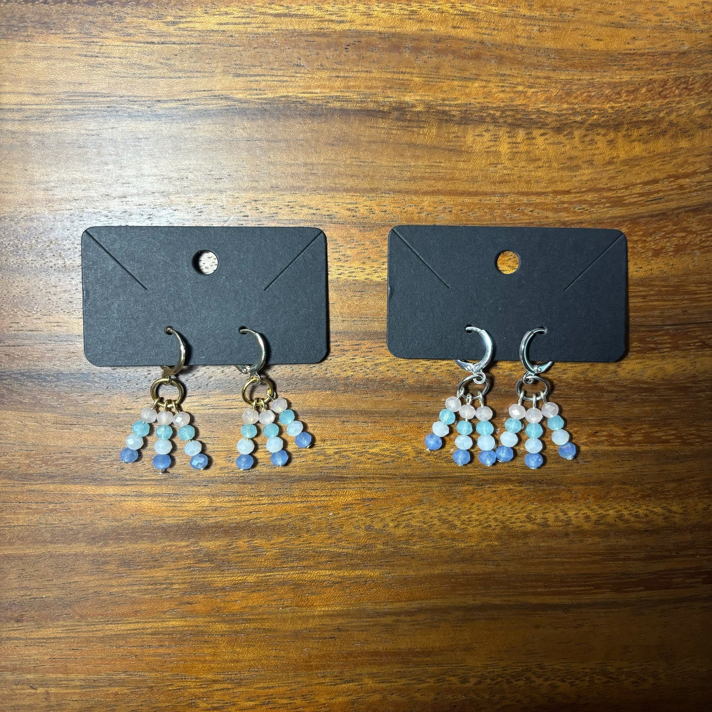 4 Color Beaded Earrings