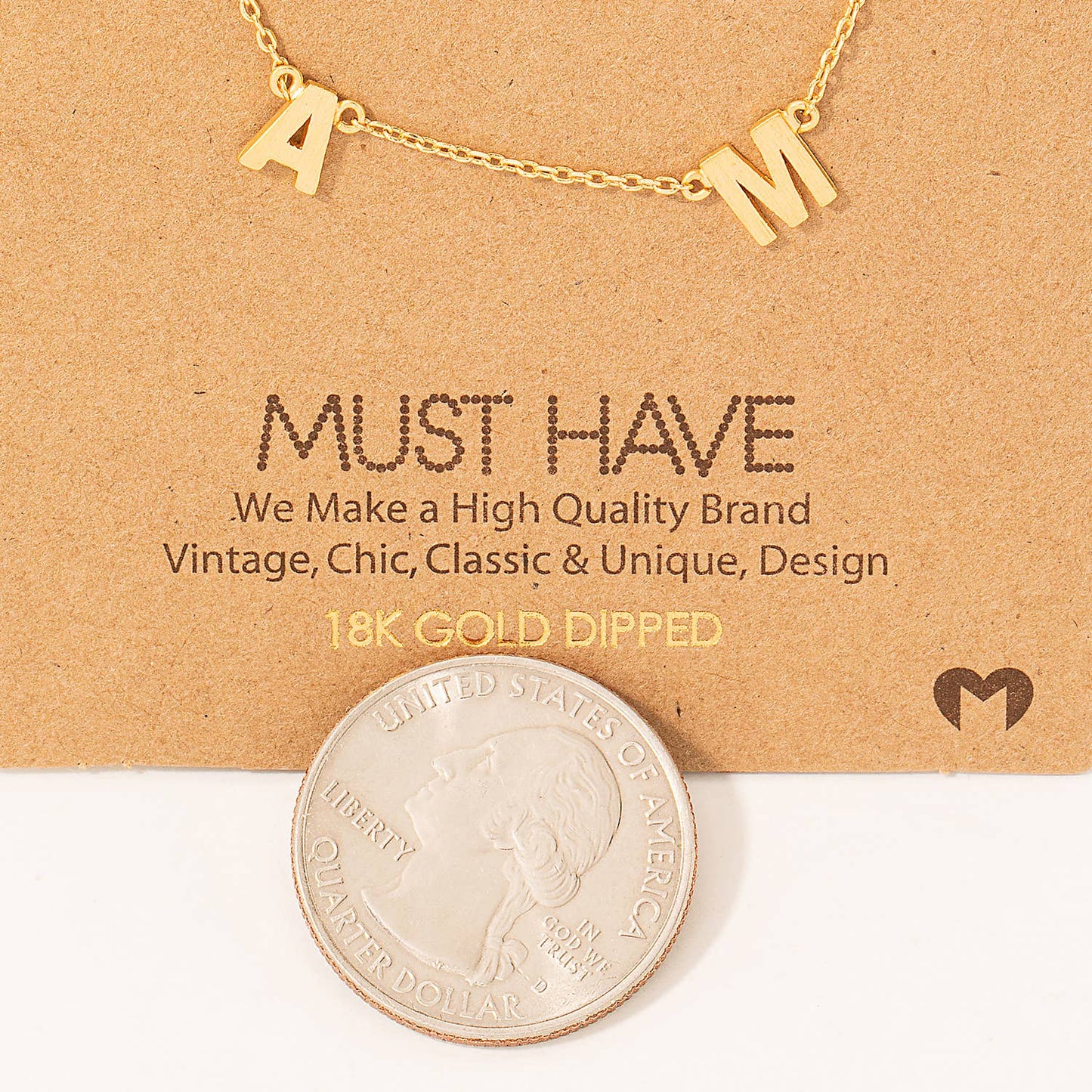 Dainty Mama Station Charm Necklaces