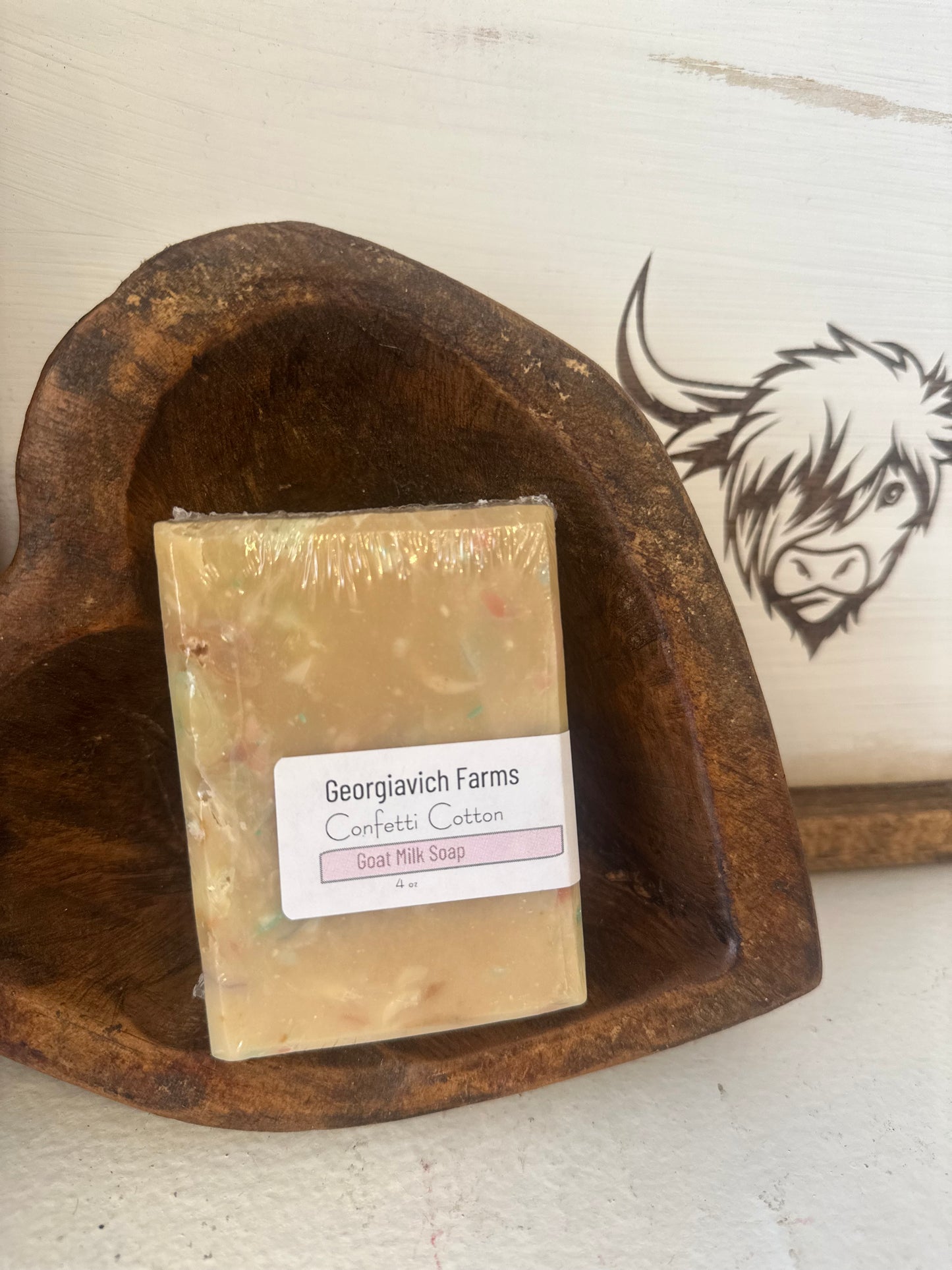 Confetti Cotton Goat Milk Soap