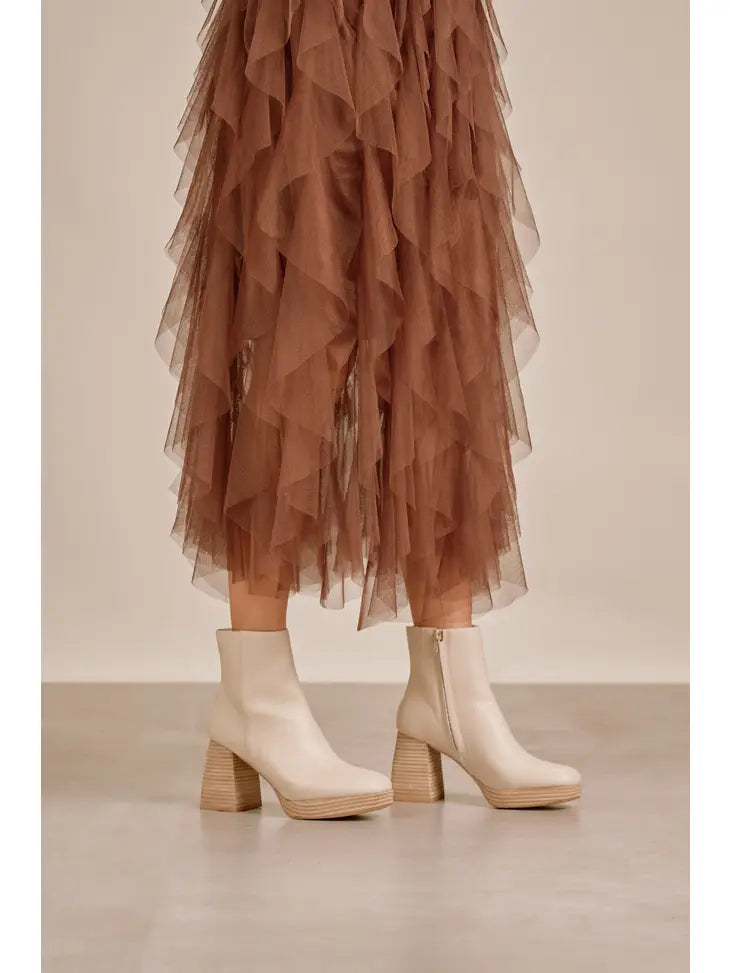 Beige Boots