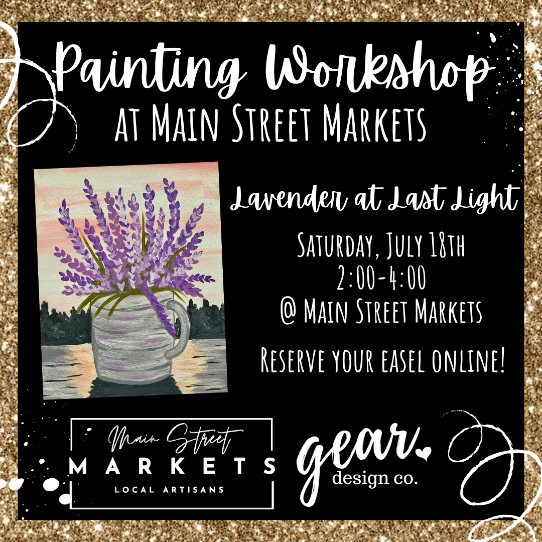 7/18/26 Lavender at Last Light Painting Workshop - Dallas, GA