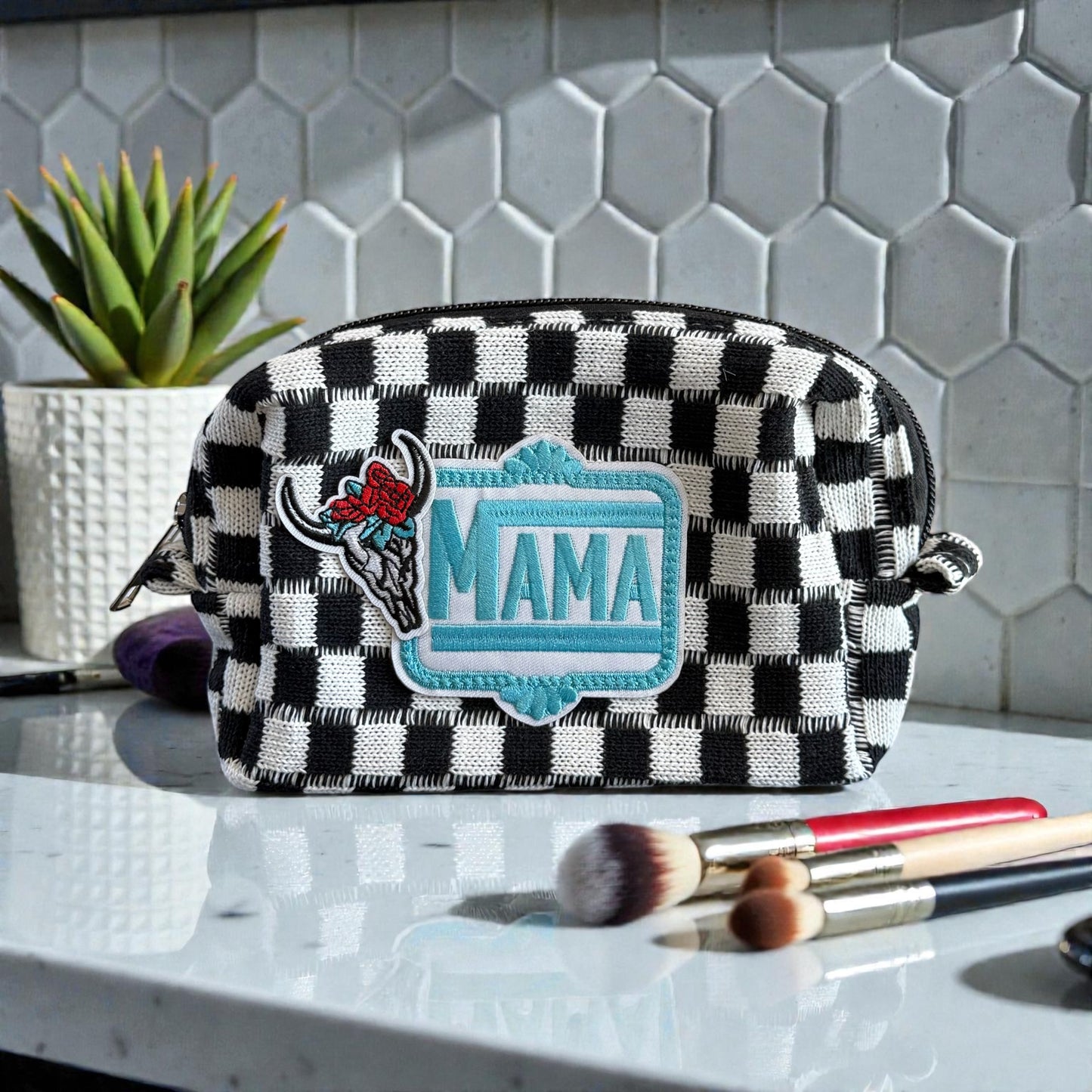 Mama (Black Gingham)