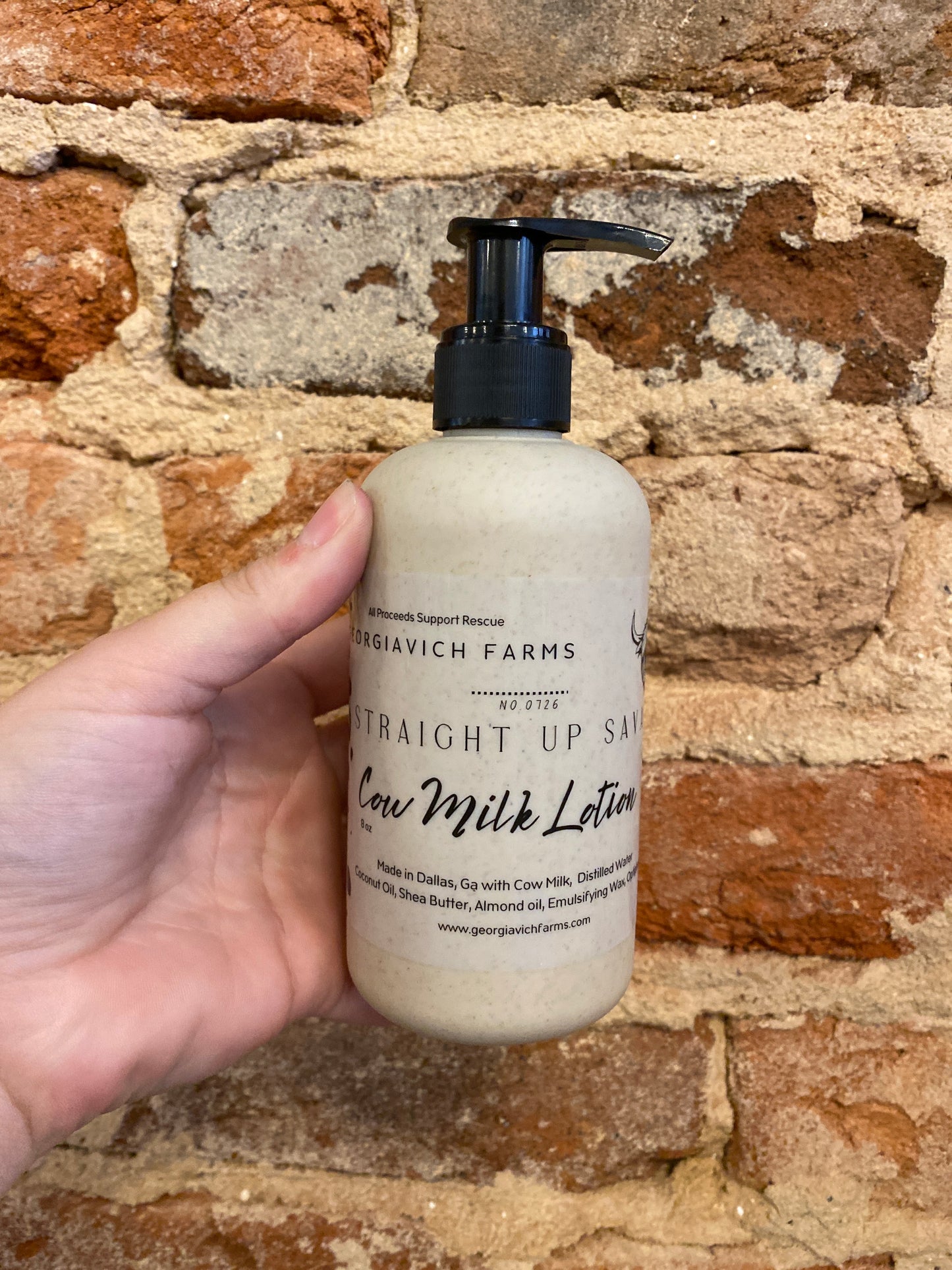 Straight Up Savage Cow Milk Lotion