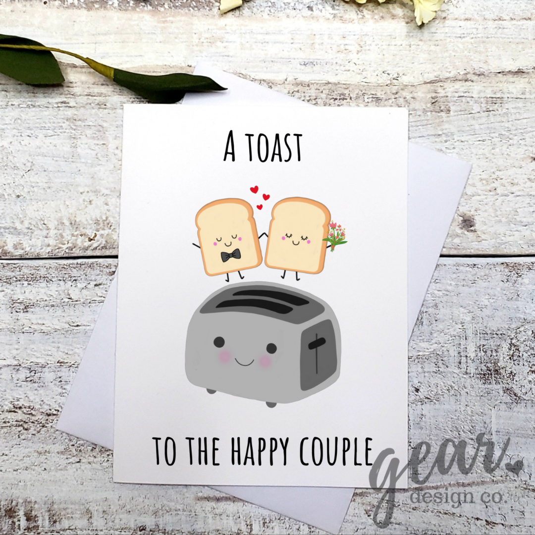 A Toast to the Happy Couple Card