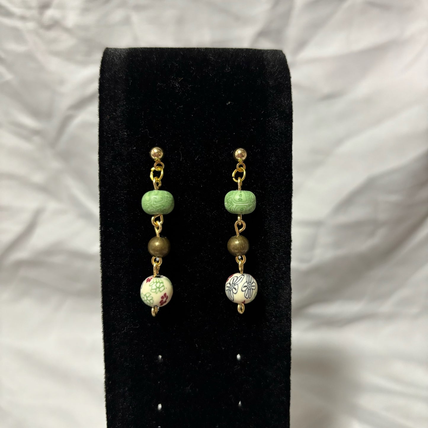 Autumn Color Floral Earrings