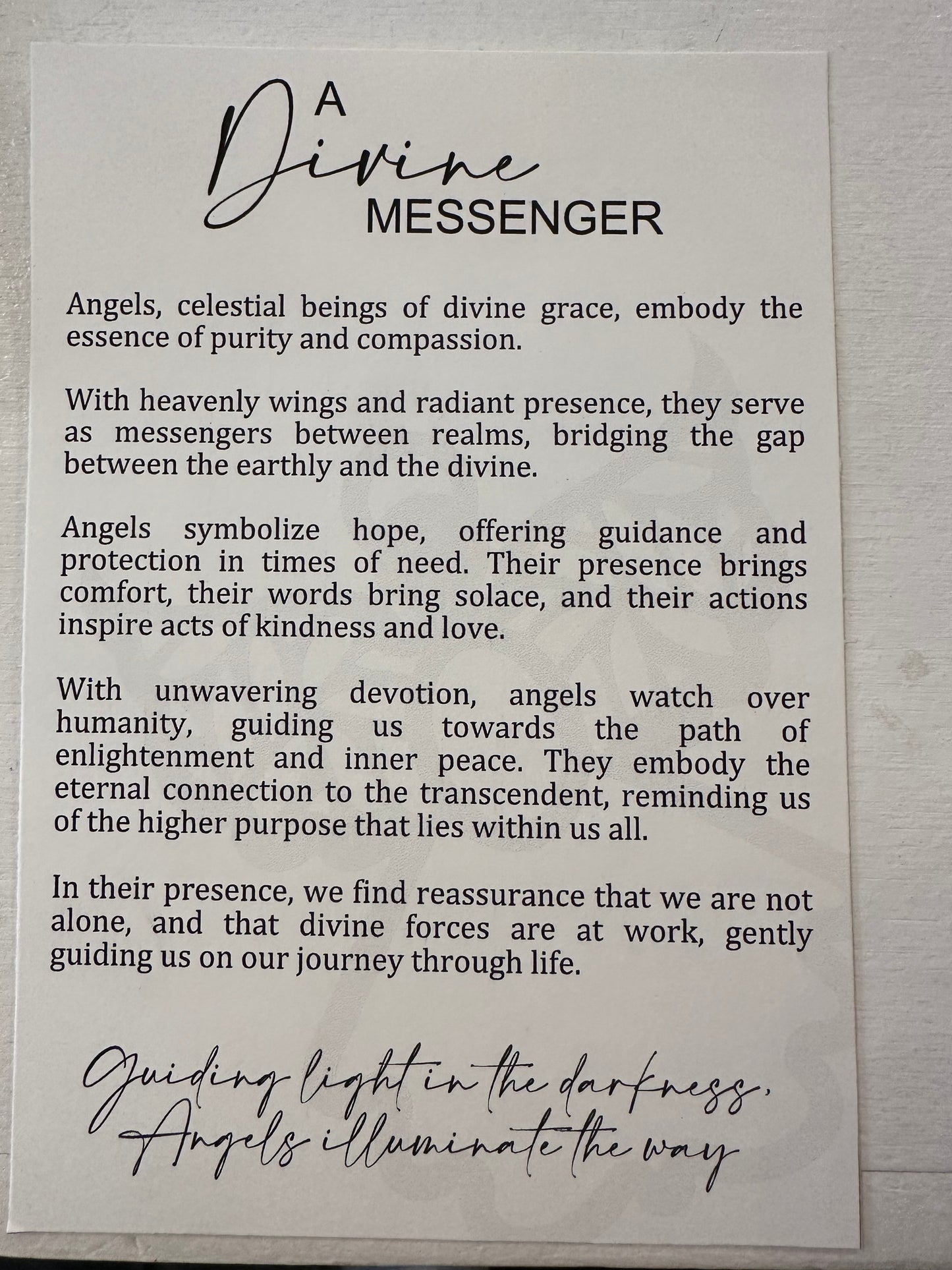 A Divine Messenger