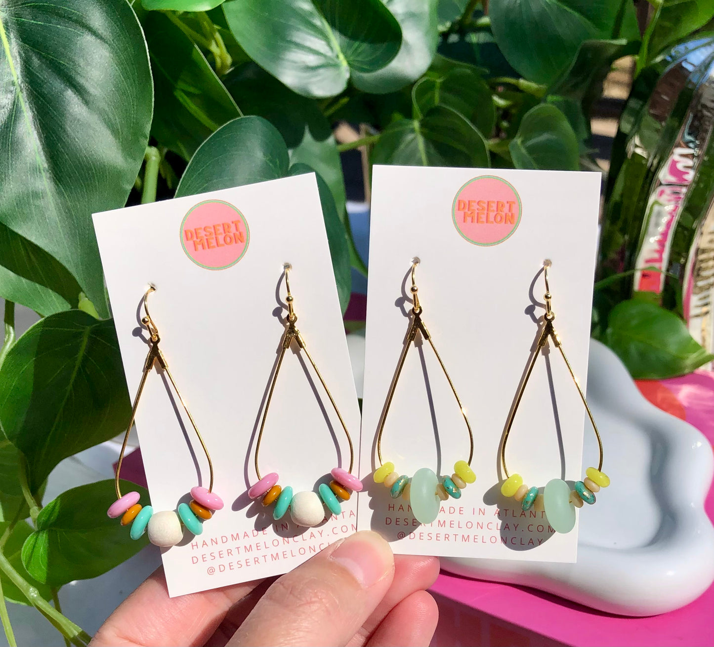 Beaded Teardrop Dangles