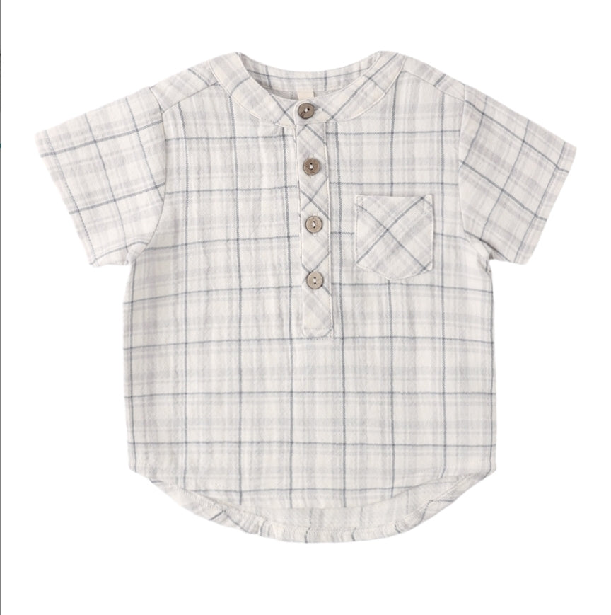 Blue Plaid Jaxson Shirt