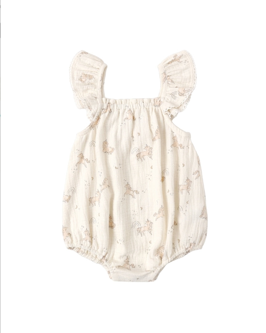 Bonnie Romper - Unicorns