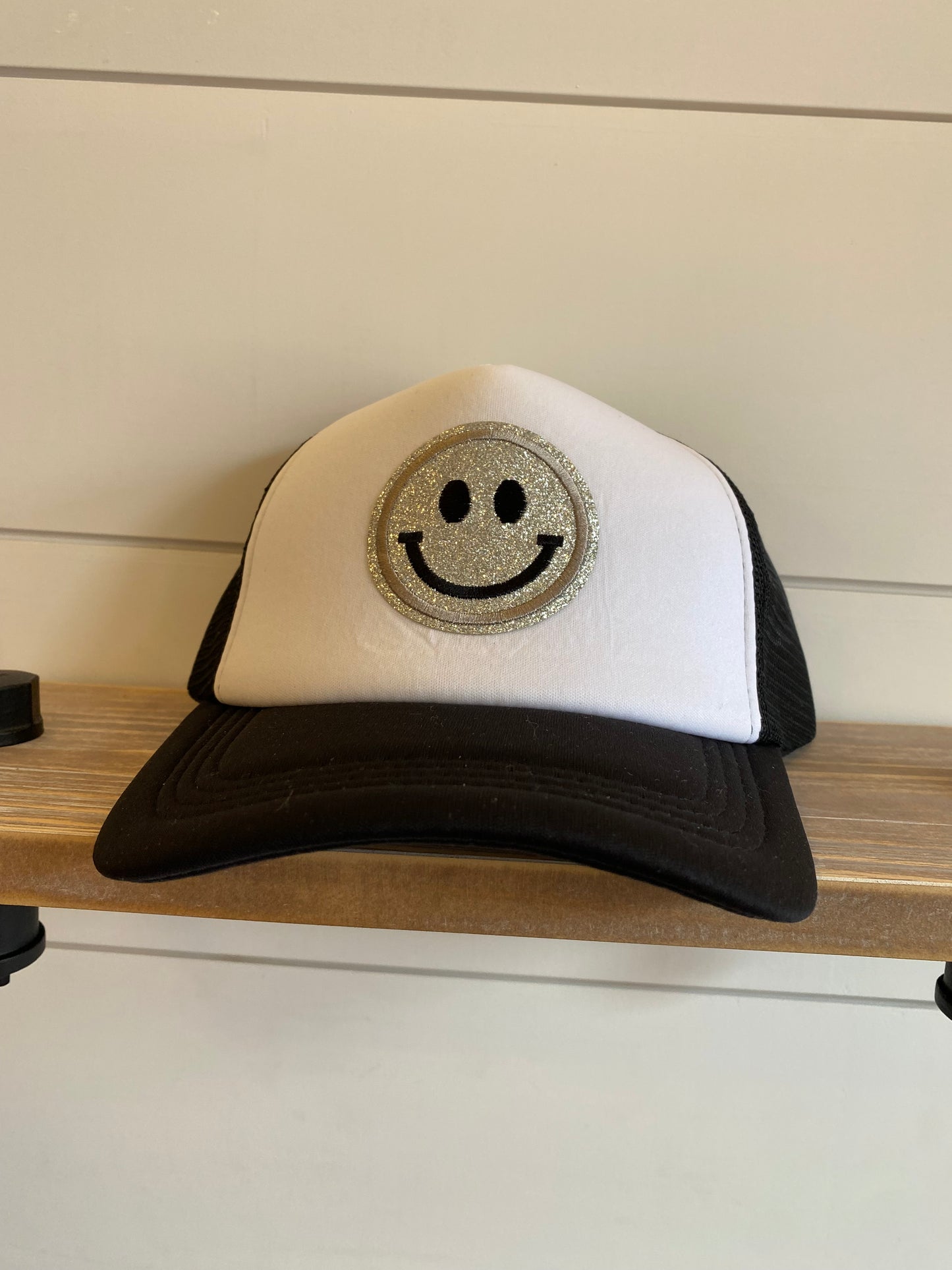 Assorted Happy Face Patch Hat