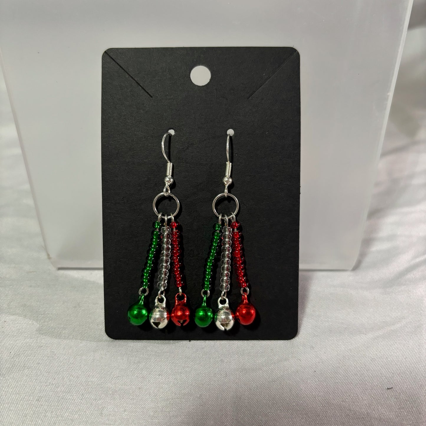 Christmas Jingle Bell Earrings - Dangles