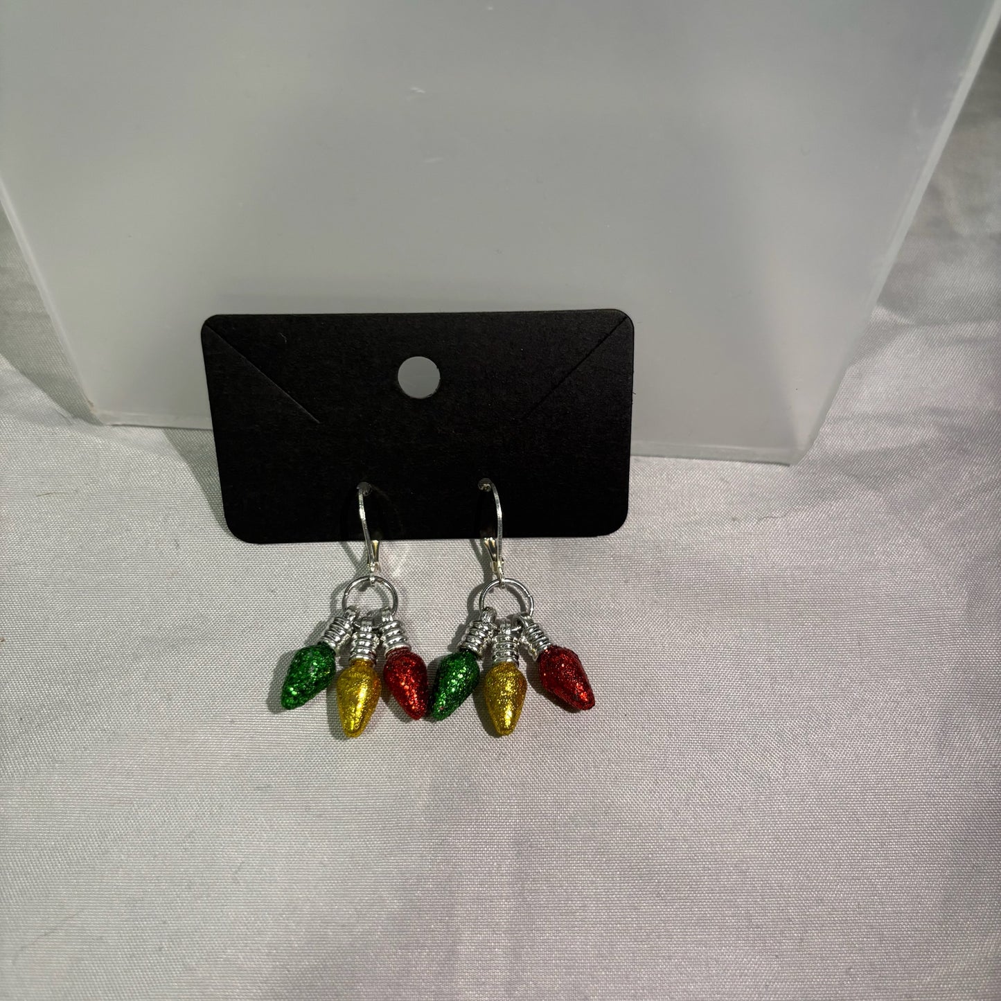 Christmas Light Earrings - Medium
