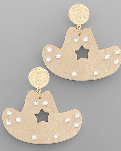 Cowboy Hat Earrings
