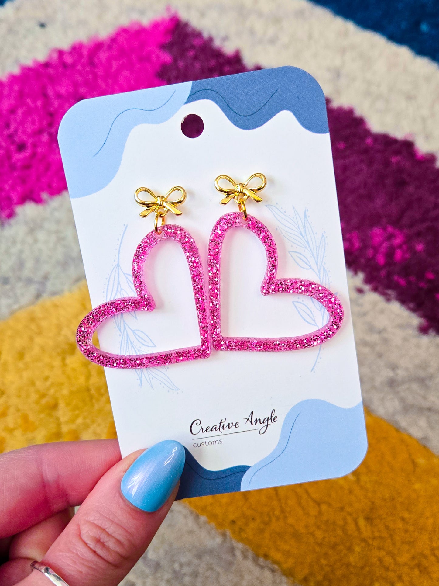 Heart Hoop Earrings