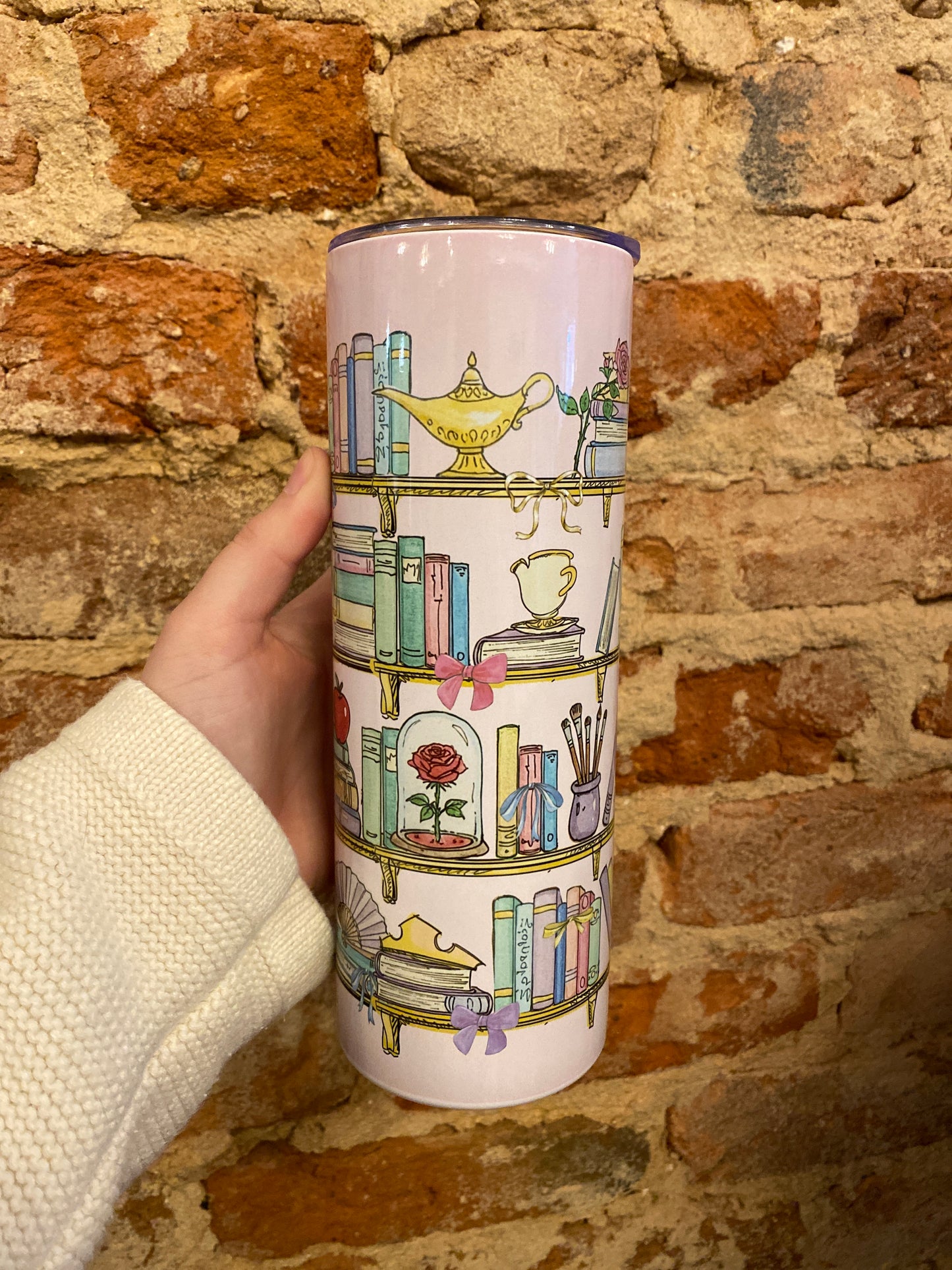 Bookish Theme Tumbler