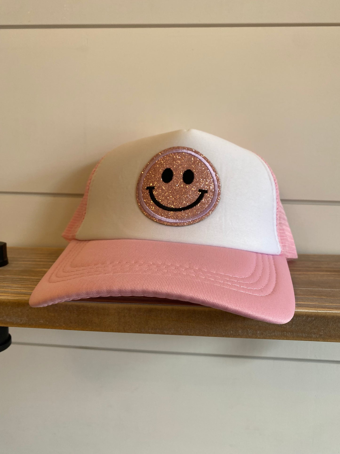 Assorted Happy Face Patch Hat