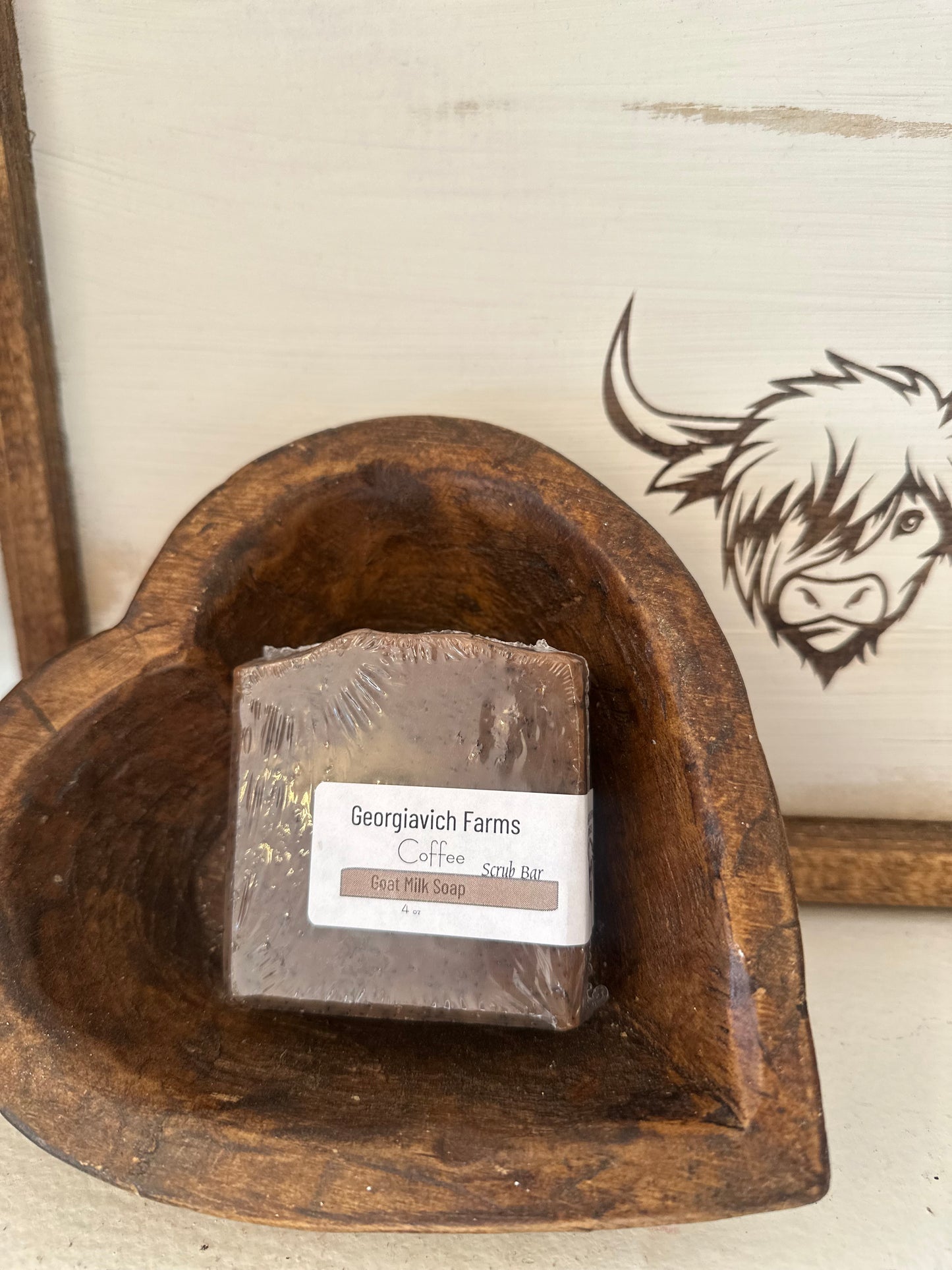 Coffee Scrub Bar Goat Milk Soap