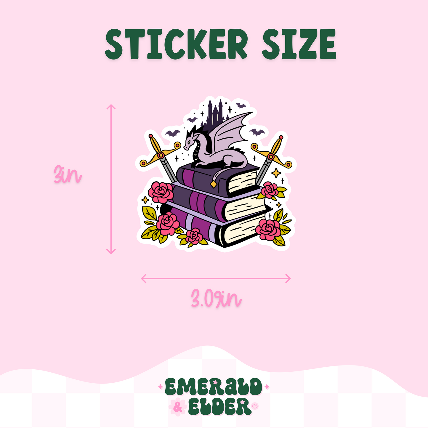 Fantasy Books Sticker
