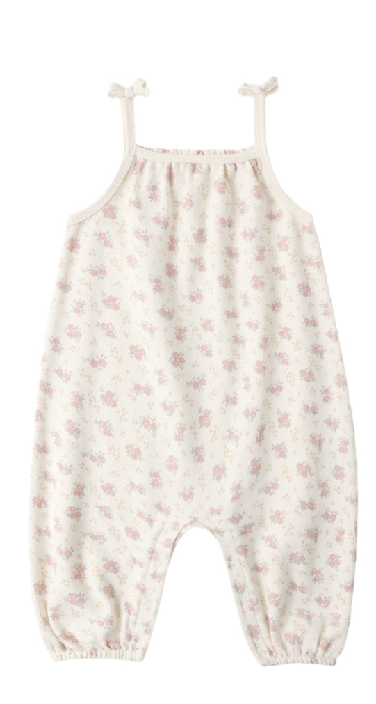 Flower Field Smocked Jumpsuit