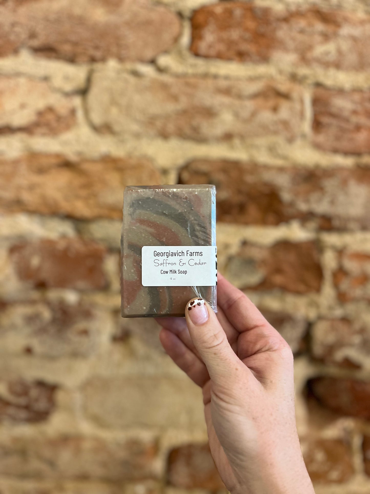Saffron & Cedar Cow Milk Soap