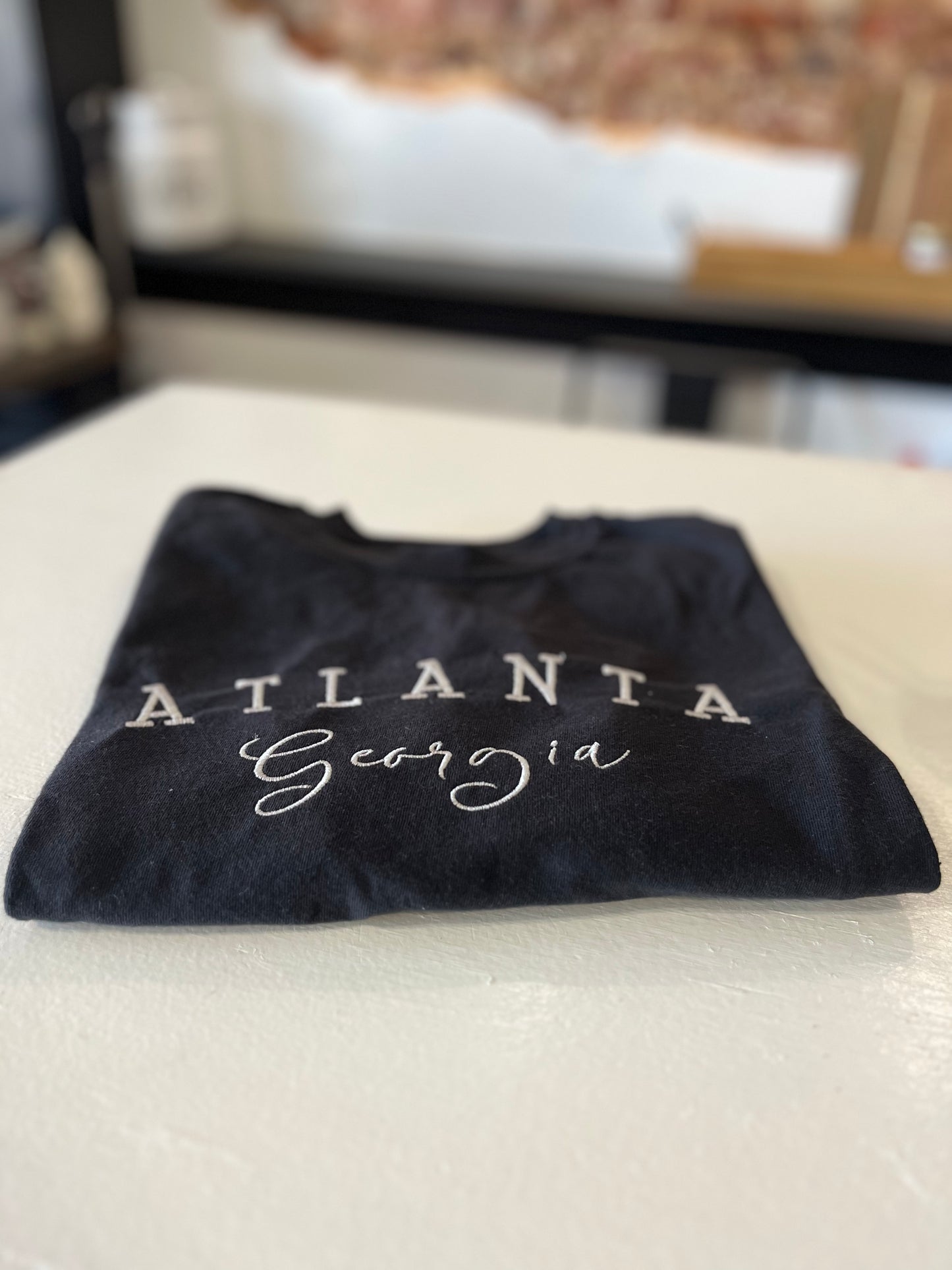 Embroidered Comfort Colors T-shirt - Atlanta Georgia