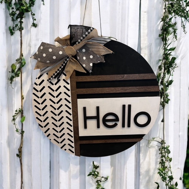 Hello Door Round
