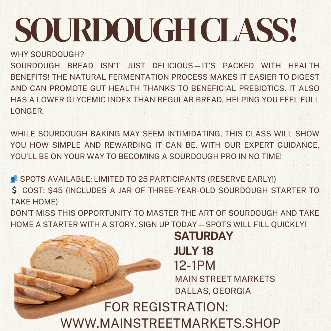 07/18/26 Sourdough 101 - Dallas, GA