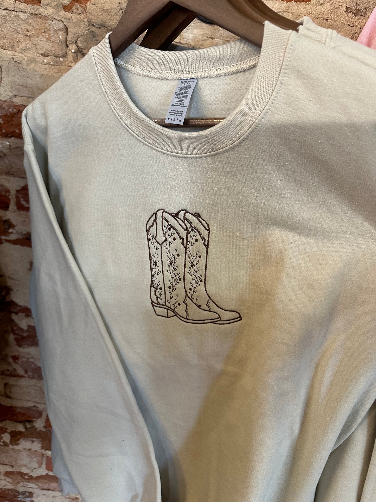 Cowgirl Boot Sweatshirt