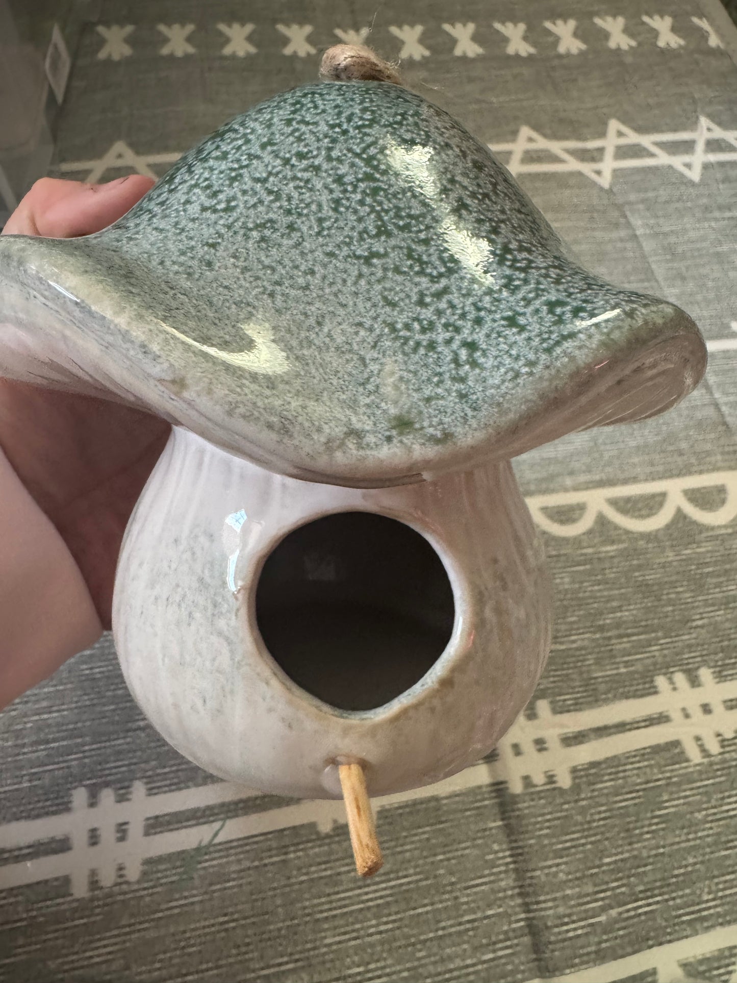 Mushroom Birdhouse