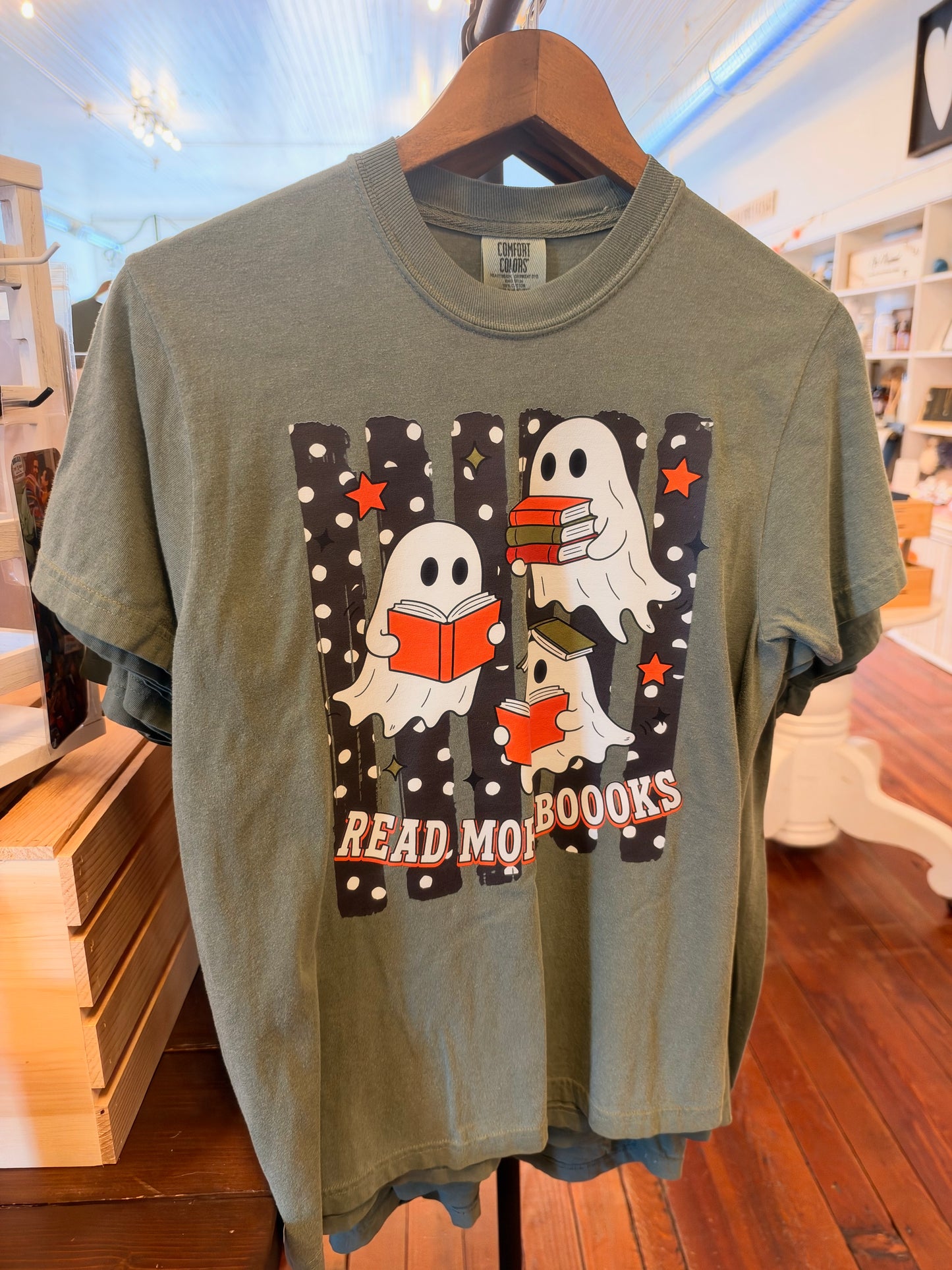 Read More Books Halloween Seasonal T-Shirt