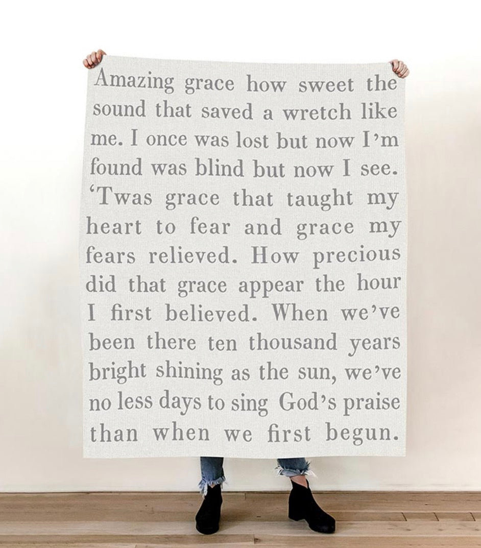 Amazing Grace Luxe Throw