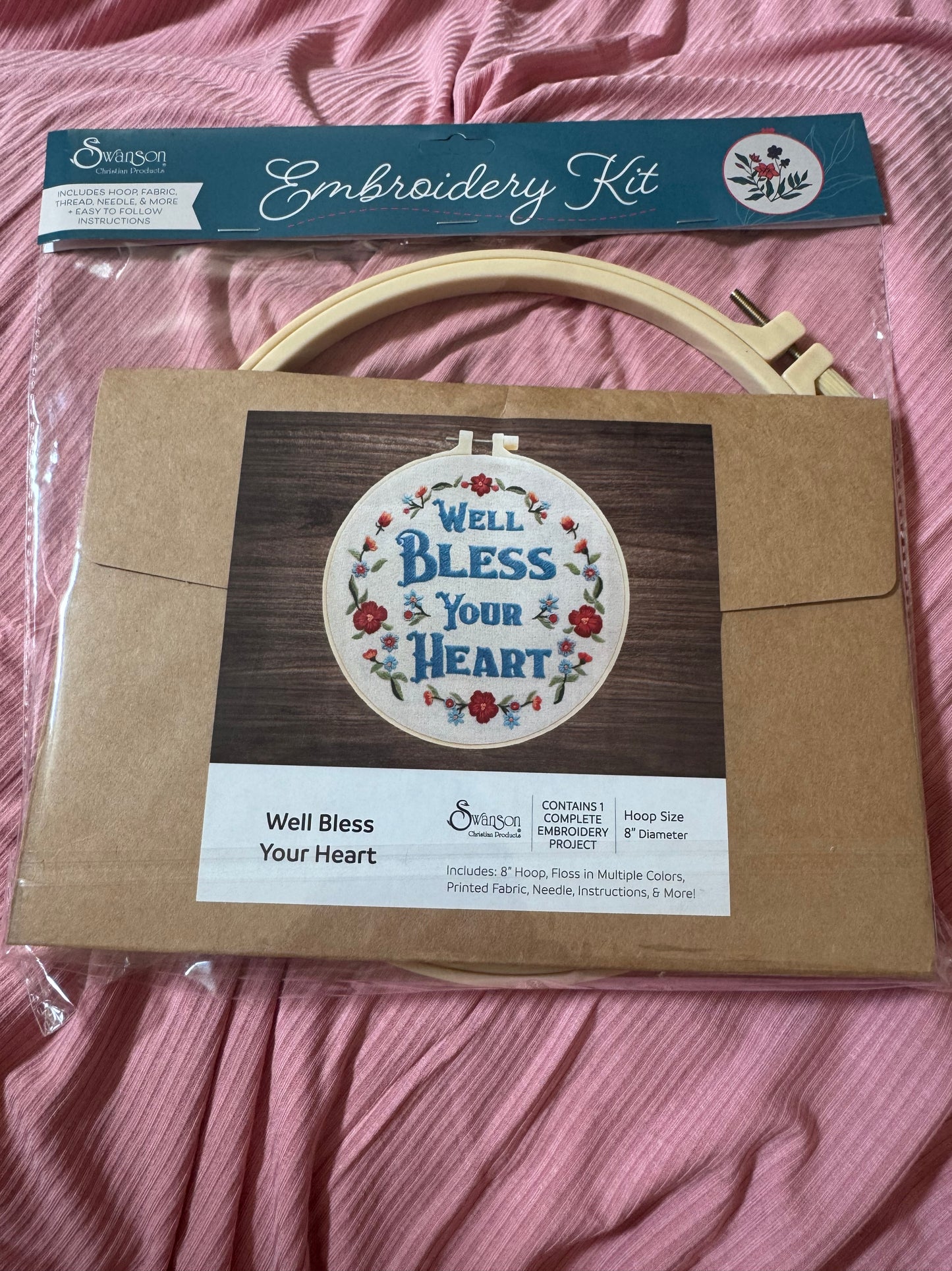 Bless Your Heart Embroidery Kit