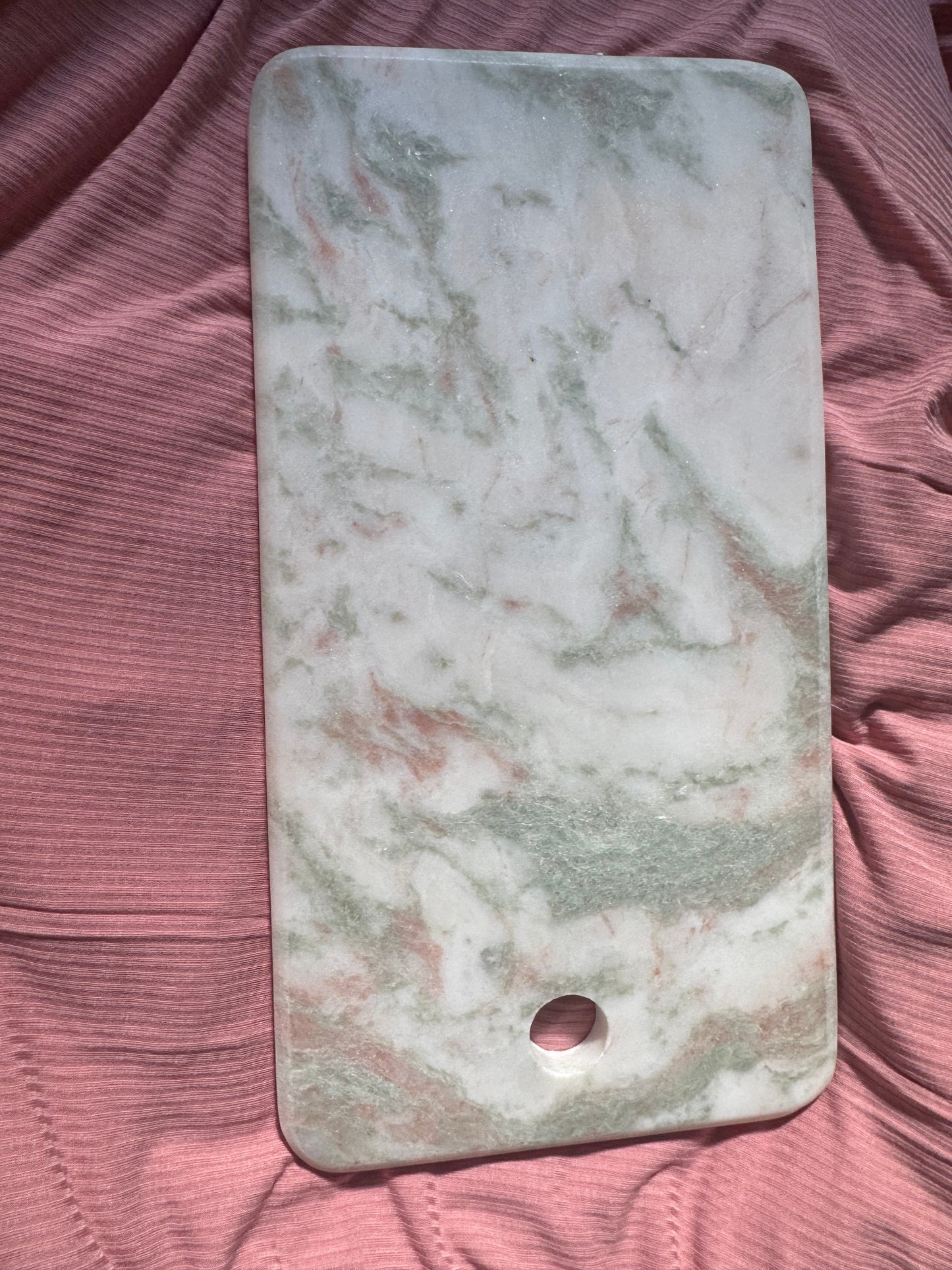 Pink and Green Cutting Board