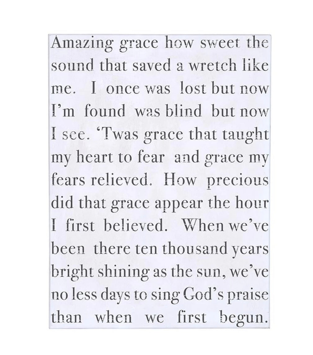 Amazing Grace Wall Decor