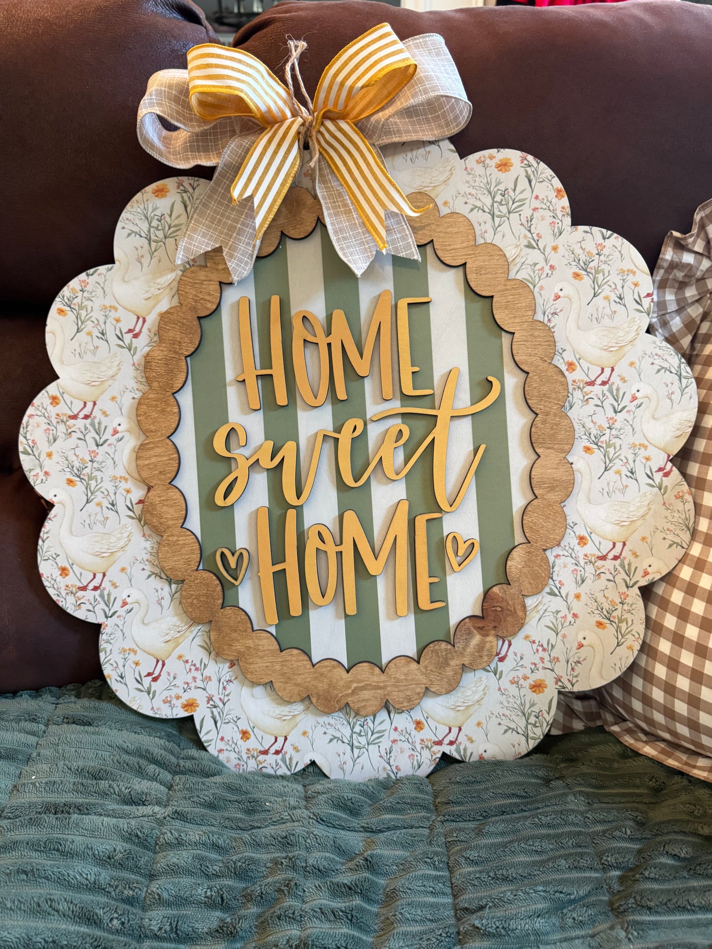Home Sweet Home Duck Sign