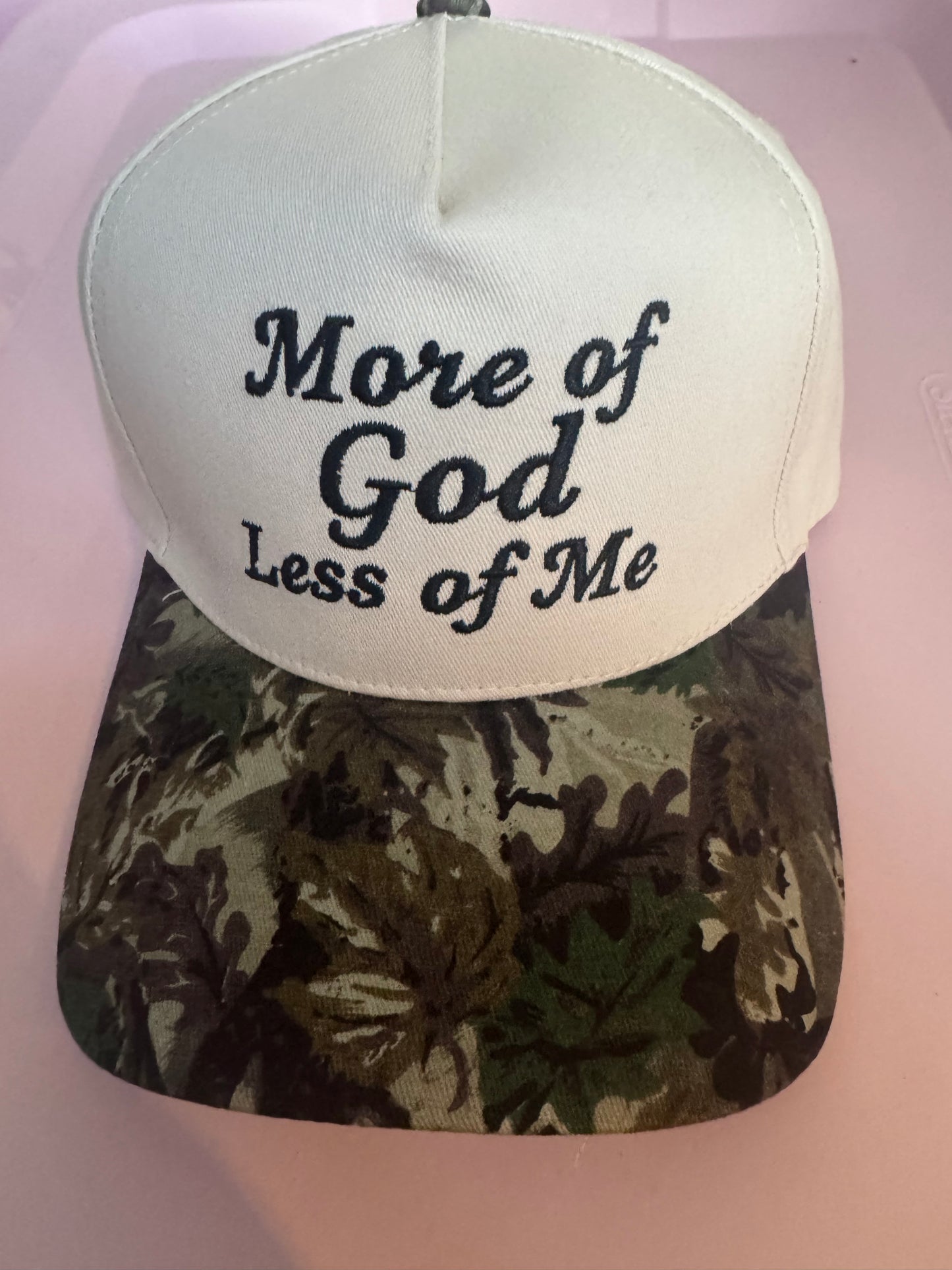 More Of God Less Of Me Hat